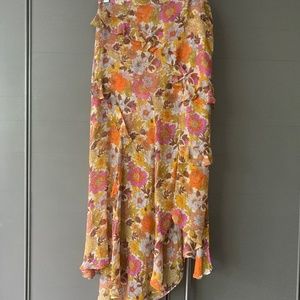 Veronica Beard silk Eleonora Skirt size 6 NWT